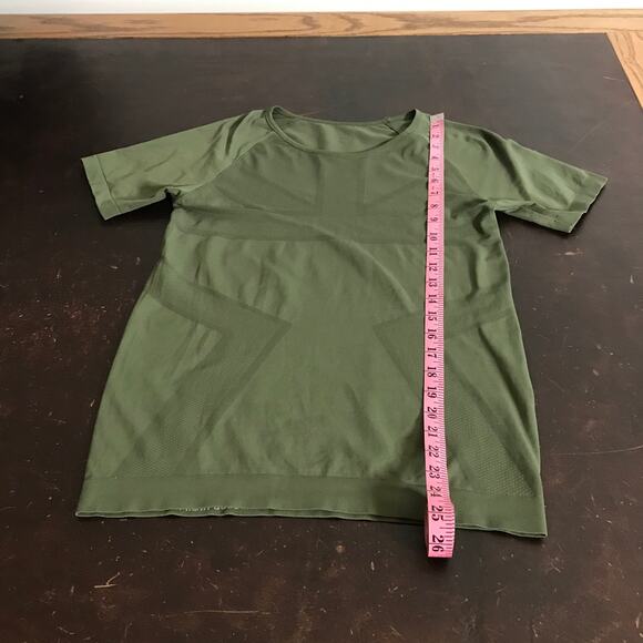 Sweaty Betty Green Athlete Seamless Workout Tee - Size Small - Picture 6 of 7